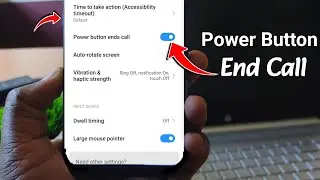 Power button to end call | Press power button to end call | How to cut call with power button