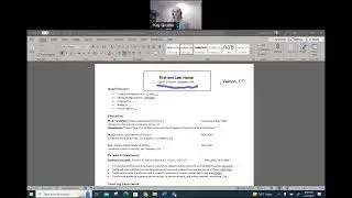 Résumé Review: Contact Section