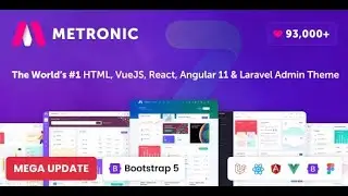 Metronic - Bootstrap 4/5 HTML, VueJS, React, Angular 11 & Laravel Admin Dashboard Theme Nulled