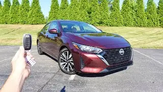 2024 Nissan Sentra SV Premium: Start Up, Walkaround, Test Drive and Review