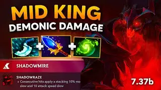 Xm SHADOW FIEND Mid - Patch 7.37b | Full Gameplay Dota Class