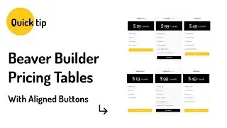 Beaver Builder Equal Height Pricing Tables With A Responsive Tweak