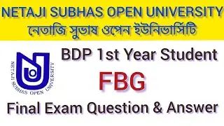 Nsou Bdp Final Exam FBG Questions Answers 2021