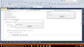 C# Tutorial - How to Transfer Information between Forms | FoxLearn