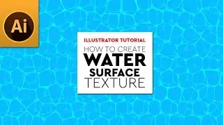 Create Water Surface Texture Effect Background in Adobe Illustrator