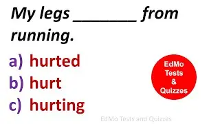 ENGLISH GRAMMAR TEST.