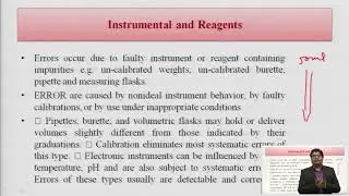 Errors: Sources of Errors, Types of Errors, Methods of Minimizing Errors