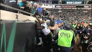 Quinton Jefferson fights Jacksonville Jaguar Fans  (2017)