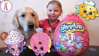 Big Egg Surprise Shopkins Season 5 Chocolate Kinder Eggs with Toys 2016