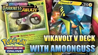 VIKAVOLT V DECK WITH AMOONGUSS (ITEM LOCK + SLEEP LOCK!?) - Pokemon TCG