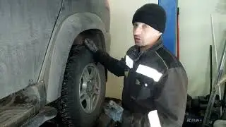 УАЗ Патриот. Замена тросиков ручника. Полное погружение в процесс)...