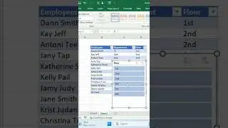 insert Slicer in excel 