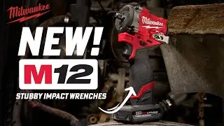 Milwaukee M12 FUEL Stubby Impact Wrenches - 550 ft-lbs - Compact Yet Mighty!