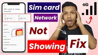 Sim card network not showing fix | sim card network issue | sim card network not available