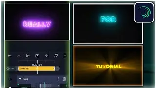 How To Make Neon Text On Alightmotion 🤔 Tiktok Neon Lyrics Trend Tutorial 🔥 كيفية عمل كتابة تيك توك