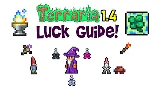 Terraria 1.4 Luck Guide! (Torch God, Torches, Luck Potion Buff Effect, Gnomes, Ladybugs & More!)