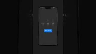 Build a Custom Timer Picker in SwiftUI  Full Tutorial #shorts