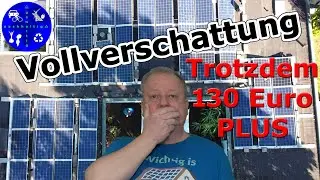 Was leistet Photovoltaik trotz heftiger Schatten? Unsere PV-Statistik Oktober