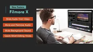 How to Mute Video in Wondershare Filmora X - Mute Background Sound - Mute Video Original Sound