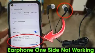 Wireless earphones one side not working | Bluetooth earphone one side not working