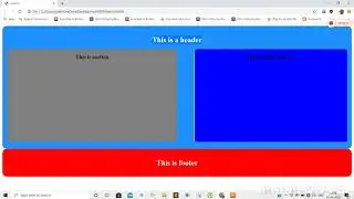 html tutorial html website website tutorials How to create header footer using html css