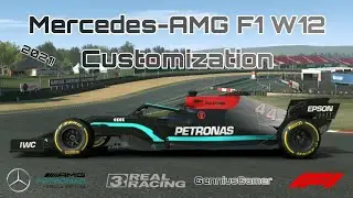 Real Racing 3 Car Customization: Mercedes-AMG W12 F1 2021 | Formula 1 Academy Car | GenniusGamer