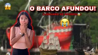 O BARCO AFUNDOU - FUI VISITAR O BARCO DO TAQUARAL E DEU RUIM