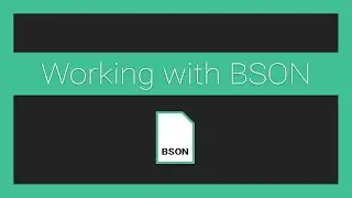 Working with BSON in JavaScript