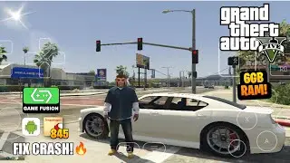 GTA V Android Offline Gameplay | Game Fusion (Windows Emulator) | Test on Snapdragon 845 + Settings!