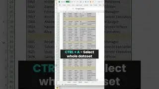 Delete All Empty Rows with this Trick...#shorts #learn #excel