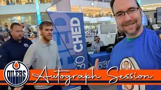 Oilers Autograph Session at WEM on 630 CHED with Reid Wilkins' Inside Sports - Best Edmonton Mall