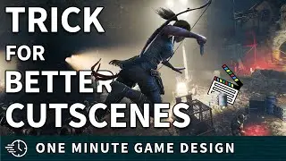 Enter cutscenes like this.... - One Minute Game Design - Cinematics