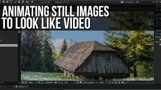 After Effects Tutorial - Animating still images to look like video