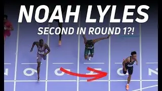 Noah Lyles Expected Competitors To Fall In Line In Olympic 100m Prelim 👀