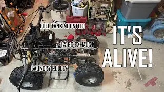 Harbor Freight ATV ROARS TO LIFE - ATV Build Part 4