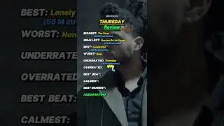 The Weeknd Thursday Review! #rap #rapper #theweeknd #rnb #thursday #trilogy #xo #top10 #albumreview