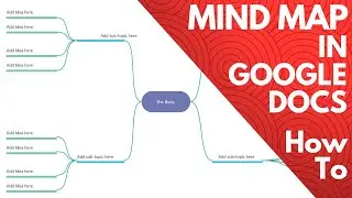 How to Create a Mind Map Template on Google Docs