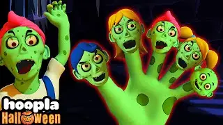 Zombie Finger Family | Kids Spooky Songs | Hoopla Halloween