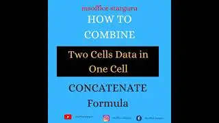 How to use concatenate function in excel I #concatenate function in excel,#excel concatenate