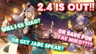 JADE CHAMBER ARCHON QUEST REACTION + PULLS | GENSHIN IMPACT 2.4