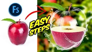 Transparent Effect In Photoshop | Transparent Apple Manipulation