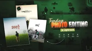 Instagram trending CINEMATIC Photo editing in Mobile | Lightroom | Full Tutorial