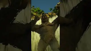 GODZILLA vs KING KONG Ride! First Encounter with Kong! POV 