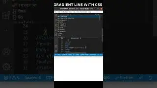 How To Create A Gradient Line Animation  | HTML CSS #htmlcss