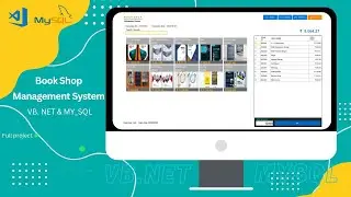 Book Shop Management System into VB.NET using My_Sql Database | Step by Step | VB.NET Projects