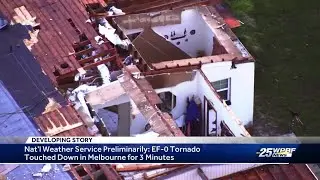 EF-0 tornado causes damage in Melbourne