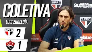 COLETIVA LUIS ZUBELDÍA | AO VIVO | São Paulo x Vitória - Brasileirão 2024