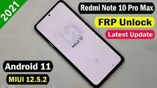 Redmi Note 10 Pro Max Frp Bypass | Redmi Note 10 Pro Max Google Account Unlock Miui 12.0 Latest |