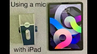 How to use a USB microphone with an iPad/tablet