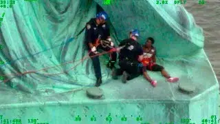 Who is the Statue of Liberty climber? Her life of protest